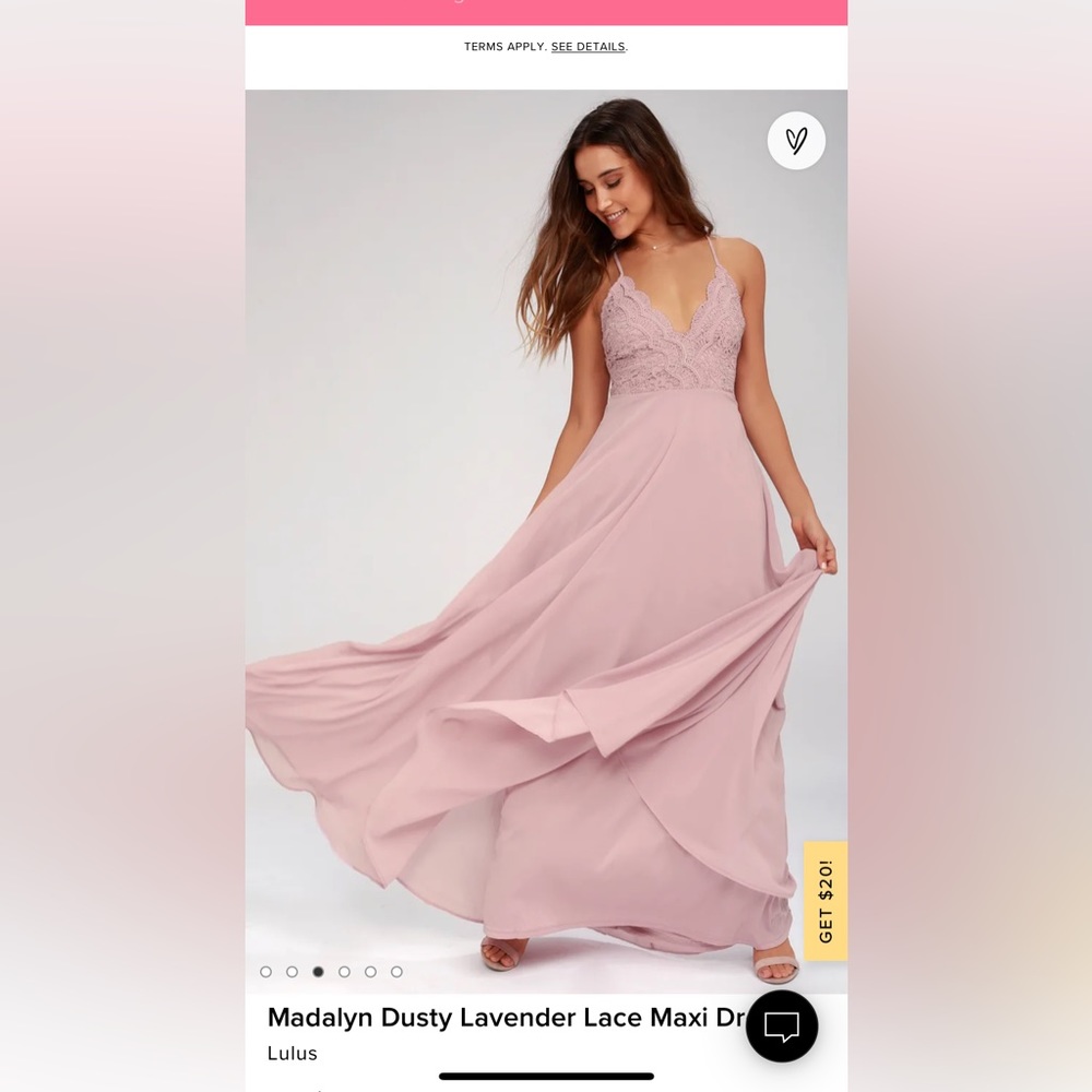 Lulus bridesmaids dress